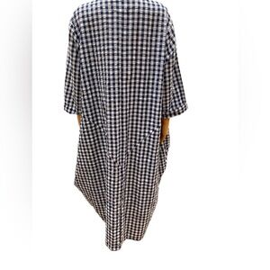 DUBGEE By Whoopi Check 3/4-Sleeve Cocoon Dress Size M.  Brand NEW !!!!